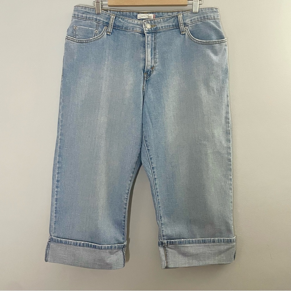 Levi’s Levi Strauss & Co. Vintage 515 Capri Jeans Cuffed Medium Wash Denim